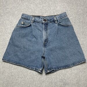 Levi's High Waist Denim Shorts in Blue